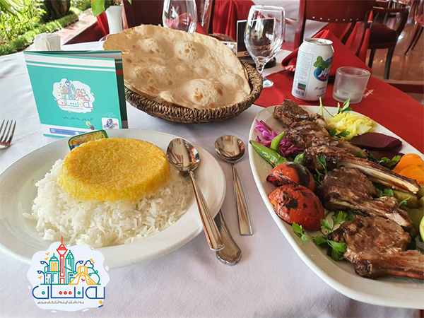 شیشلیک در رستوران نارنجستان